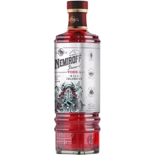 Настойка Nemiroff Дикая Клюква De Lux 40% 1 л (NMF4820181425937): Объем, л 1