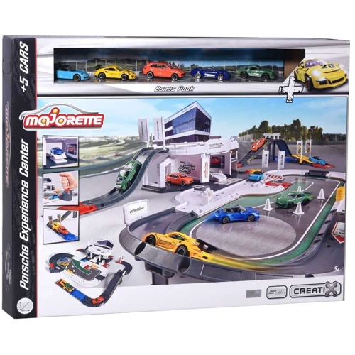 Игровой набор Majorette Испытательный центр Порше с 5 машинками (2050029)