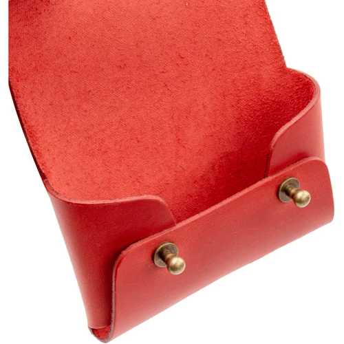 Женская визитница DNK Leather красная (DNK-Cards-vint-colH): Тип Визитницы