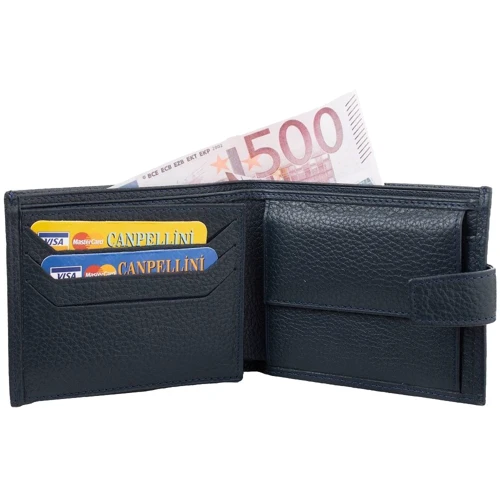 Мужское портмоне Canpellini синее (SHI503-241): Тип Портмоне