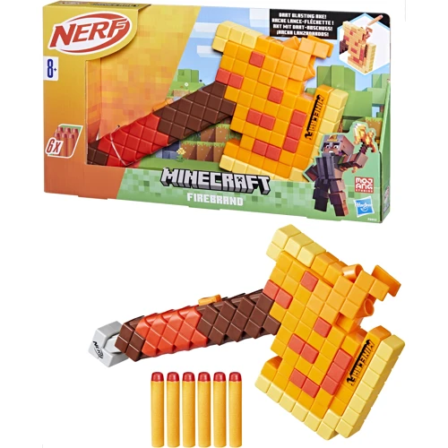 Бластер-сокира NERF Hasbro Firebrand серії Майнкрафт (F8953) фото 7