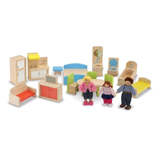 Ляльковий будиночок Melissa & Doug з підйомником і меблями (MD2462) фото 2