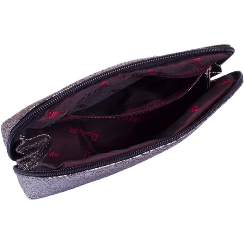 Женская косметичка Desisan серебристая (SHI1-669): Тип ручки Короткая ручка
