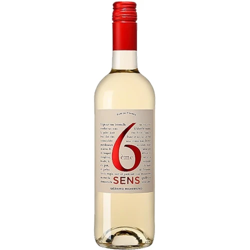 Вино Gerard Bertrand 6eme SENS Blanc, белое сухое, 0.75л 13% (WHS3514123101386)