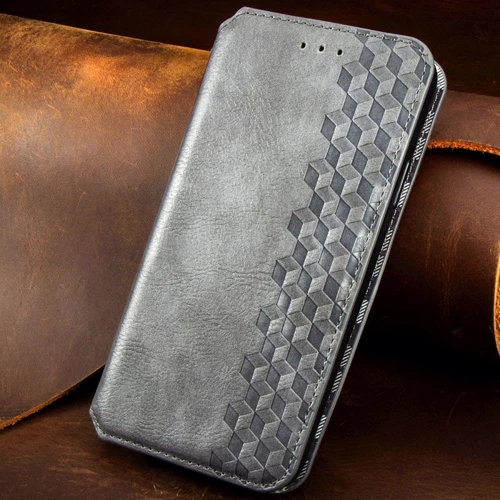 Чехол для телефонов Mobile Case Getman Cubic Grey for Xiaomi Redmi 9A: Тип чехол-книжка