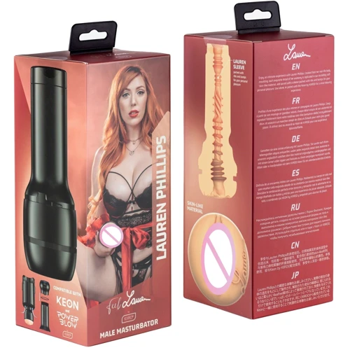Мастурбатор Kiiroo Feel Lauren Phillips PBC совместим с PowerBlow и Keon