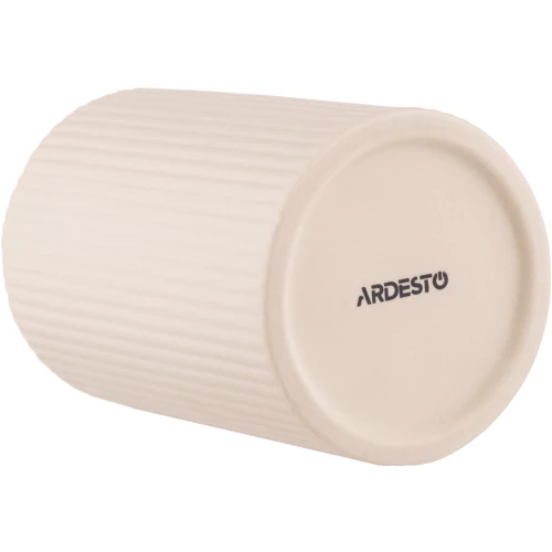 Ваза Ardesto Savona 8х15 см бежева (AR3804B): Висота, см 15