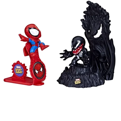 Игровой набор Hasbro SPD Герой против Преступника серии Команда каскадеров Марвел (F7068 MVL SPD STUNT SQUAD FIG AND TGT)