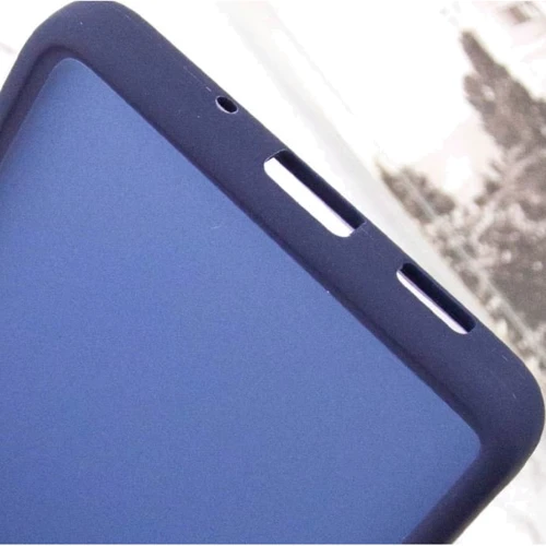 Чохол для телефона Epik TPU+PC Lyon Frosted Case Navy Blue для Motorola G24 / G04 / E14: Плівка в комплекті нет