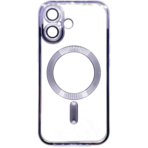 Чехол для iPhone BeCover Chrome Case with MagSafe Purple for iPhone 16 Plus (712079)