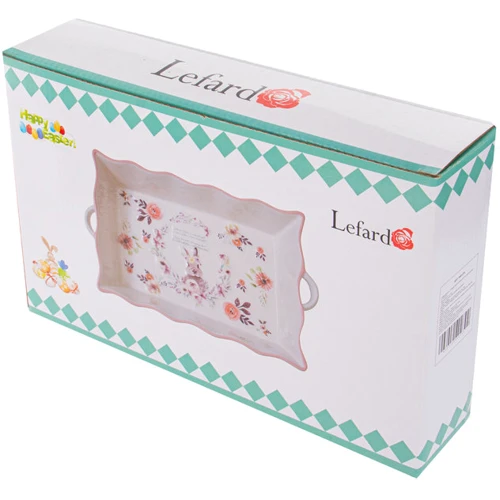 Блюдо для запекания Lefard Flower Bunny 30х18х6 cм (940-270): Крышка Нет
