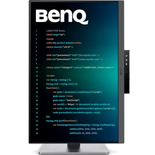 Монитор BenQ RD240Q (9H.LLXLA.TBE): Разрешение WQXGA (2560x1600)