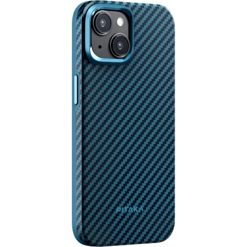 Чехол для iPhone Pitaka MagEZ Case Pro 4 Twill 1500D Black/Blue (KI1508PMP) for iPhone 15 Pro Max: Материалы Арамид