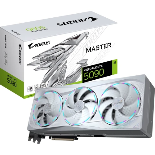 Видеокарта Gigabyte GeForce RTX 5090 MASTER ICE 32G (GV-N5090AORUSM ICE-32GD) фото 9