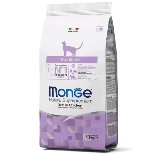 Сухой корм для котов Monge Cat Sterilised 1.5 кг (70011938)