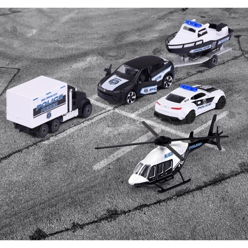 Набор металлических машинок Majorette Полицейские силы 7.5 см 5 шт.(2053188)