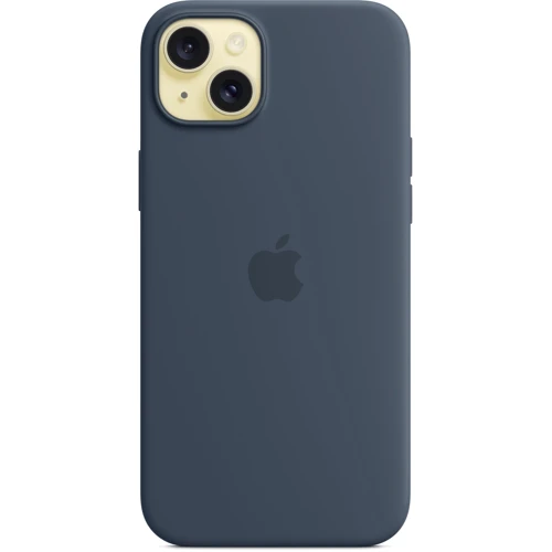 Чохол для iPhone Apple iPhone 15 Plus Silicone Case з MagSafe - Storm Blue (MT123ZM/A): Колір синий