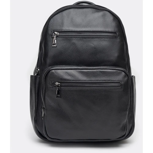 Чоловічий рюкзак Borsa Leather чорний (K12626-black): Стать Мужской