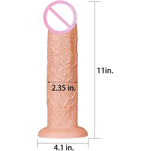 Фаллоимитатор LoveToy Realistic Long Dildo Flesh 11"