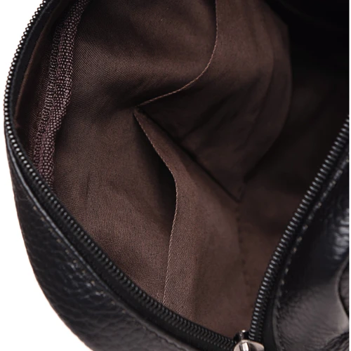 Мужская сумка планшет Borsa Leather черная (K18154-black) фото 10