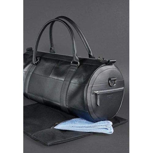 Мужская дорожная сумка Harper BlankNote черная (BN-BAG-14-g): Фактура Матовая, Гладкая