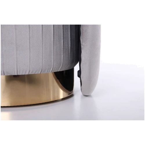 Пуф AMF Little Monte Grey / Golden Chrom (547492) фото 4