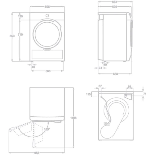 Сушильная машина AEG TR9W80690