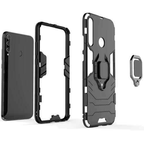 Аксессуар для смартфона Mobile Case Transformer Ring Soul Black for Huawei P40 Lite E / Y7p 2020: Цвет черный