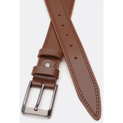Мужской ремень Borsa Leather коричневый (V1115FX47-brown): Пол Мужской