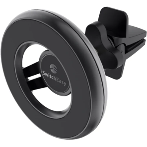 Держатель SwitchEasy Car Holder Air Ven MagMount Black (GS-114-154-221-11) for iPhone 16 I 15 I 14 I 13 I 12 series : Особенности MagSafe, автодержатель, магнитный