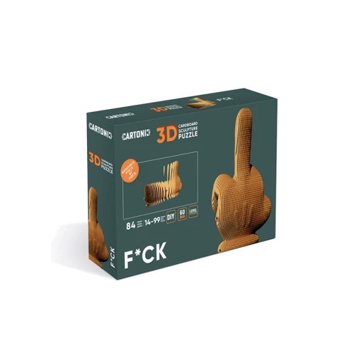 Картонный конструктор Cartonic 3D Puzzle F*CK
