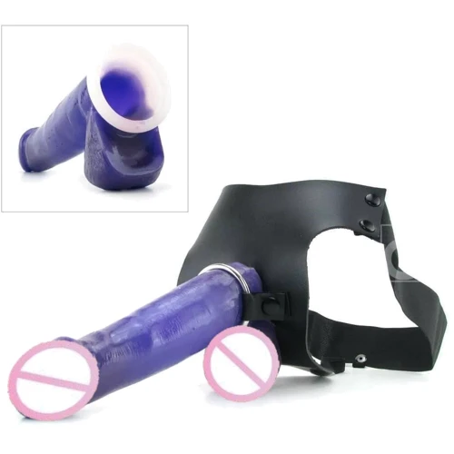 Фаллопротез Fetish Fantasy Deluxe Hollow Strap-On Set, 18,4х3,8 см