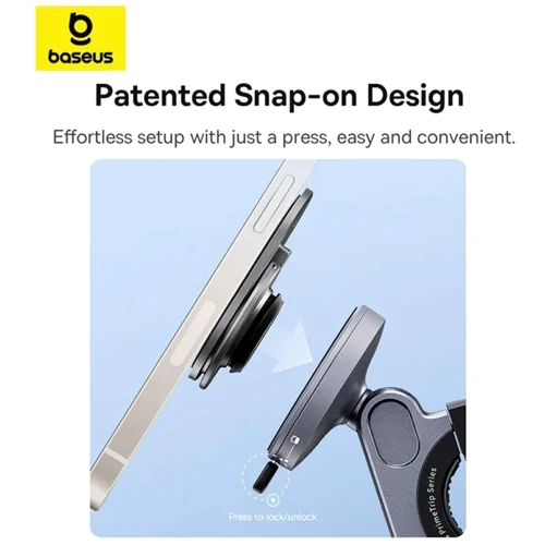 Держатель Baseus Bike Mount Holder PrimeTrip Stick-on Black (C40569001121-00) for Apple iPhone 16 I 15 I 14 I 13 I 12 series фото 8