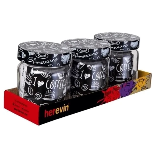 Набір банок для кави HEREVIN Coffee 3х0.425 л (144357-400)