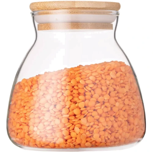 Банка для сыпучих продуктов Ardesto Fresh Hourglass 400 мл 3 шт. (AR1340BH_le)
