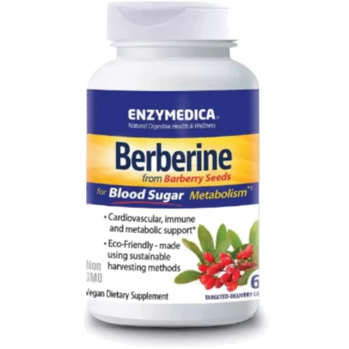 Enzymedica Berberine Берберин 60 капсул