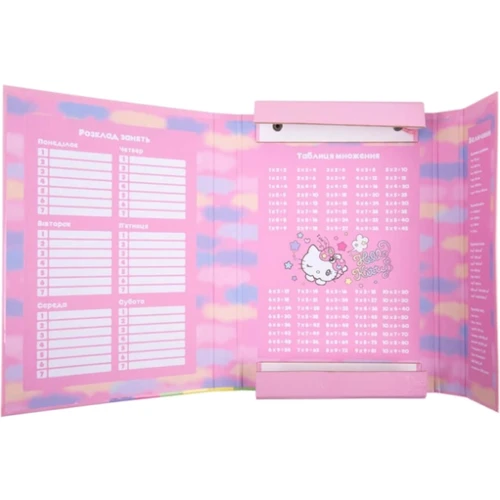 Папка для зошит Kite Hello Kitty формат В5 на гумці картон (HK23-210): Спосіб закриття На резинку