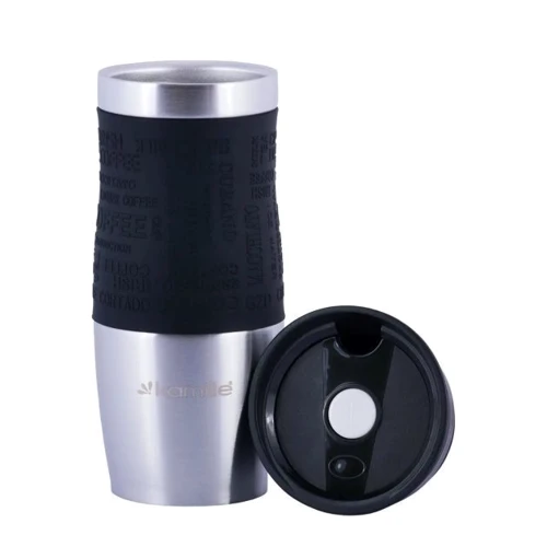 Термокружка Kamille KM-2069 380 мл Черный (KM-2069-BK)