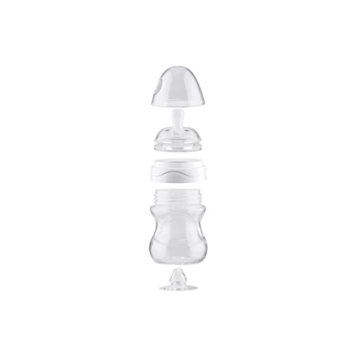 Пляшечка Nuvita для годування Mimic Collection 150 мл антиколікова рожева (NV6011ROSA): Вік с рождения