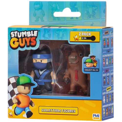 Набор коллекционных фигурок Stumble Guys - Ниндзя Кай и Капибара (SG2015-9): Тип Набор игровых фигурок