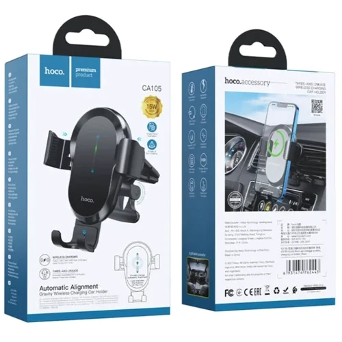 Держатель Hoco Car Holder Air Vent CA105 Black фото 5