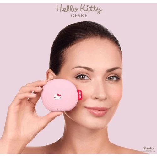 Звукова щітка для обличчя GESKE Sonic Facial Brush 4 в 1 Hello Kitty Pink (HK000011PI01) фото 6