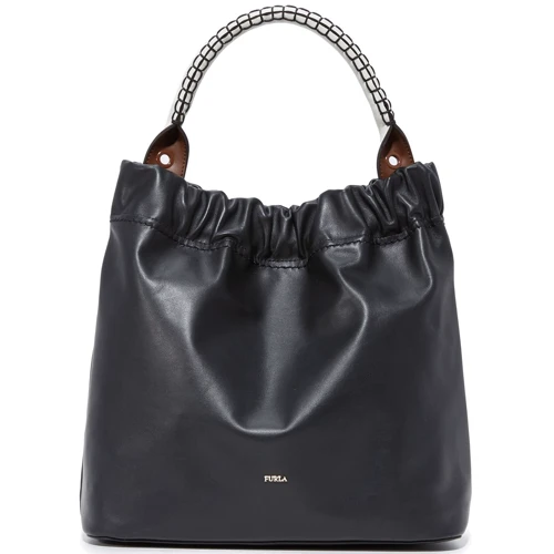 Женская сумка-мешок Furla Matilde M Top Handle черная (886448): Фактура Матовая, Гладкая