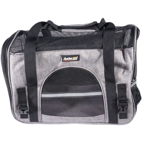 Сумка для переноски AnimAll HJ-8003 для собак и кошек мягкая серая 48х25х33см (165968) фото 3