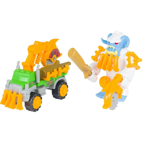 Игровой набор Road Rippers Snap'n Play Monsters Attack - White yeti vs Green log truck (20303): Производитель Road Rippers