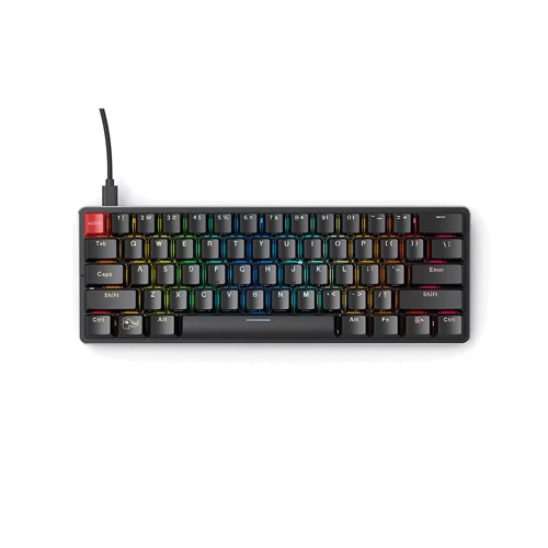 Клавиатура Glorious GMMK Compact Black (GMMK-COMPACT-BRN): Подключение проводное