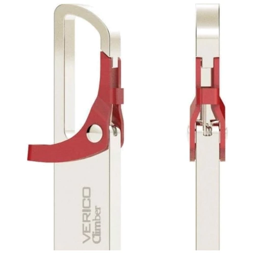USB-флешка Verico 64GB Climber USB 2.0 Red (1UDOV-RFRD63-NN): Вес 6.5 г