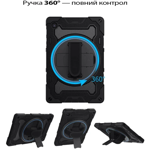 Аксессуар для планшетных ПК BeCover Stand Case Horizontal Handle Black for Samsung X133/X135 Galaxy Tab A11 (713940)