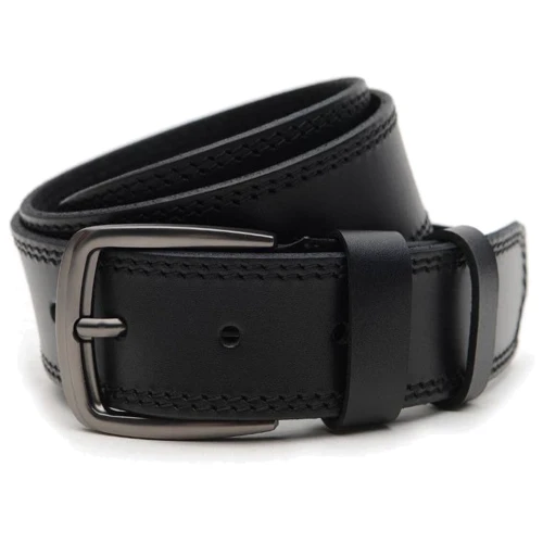 Мужской ремень Borsa Leather черный (V1115GX24-black)
