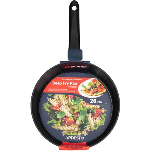 Сковорода Ardesto Gemini Gourmet Bolzano 26 см (AR1926GDP): Антипригарное покрытие Тефлоновое